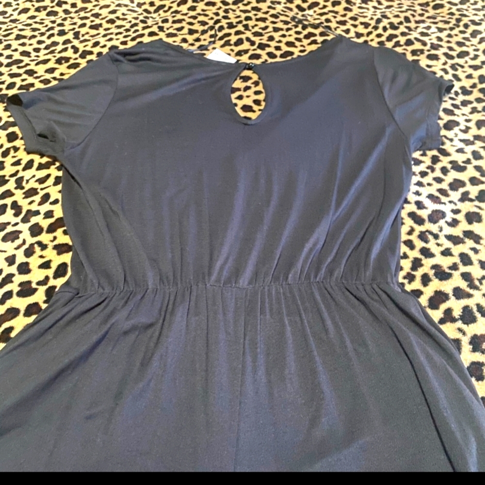 BLACK MODAL JUMPSUIT - Picture 3 of 4